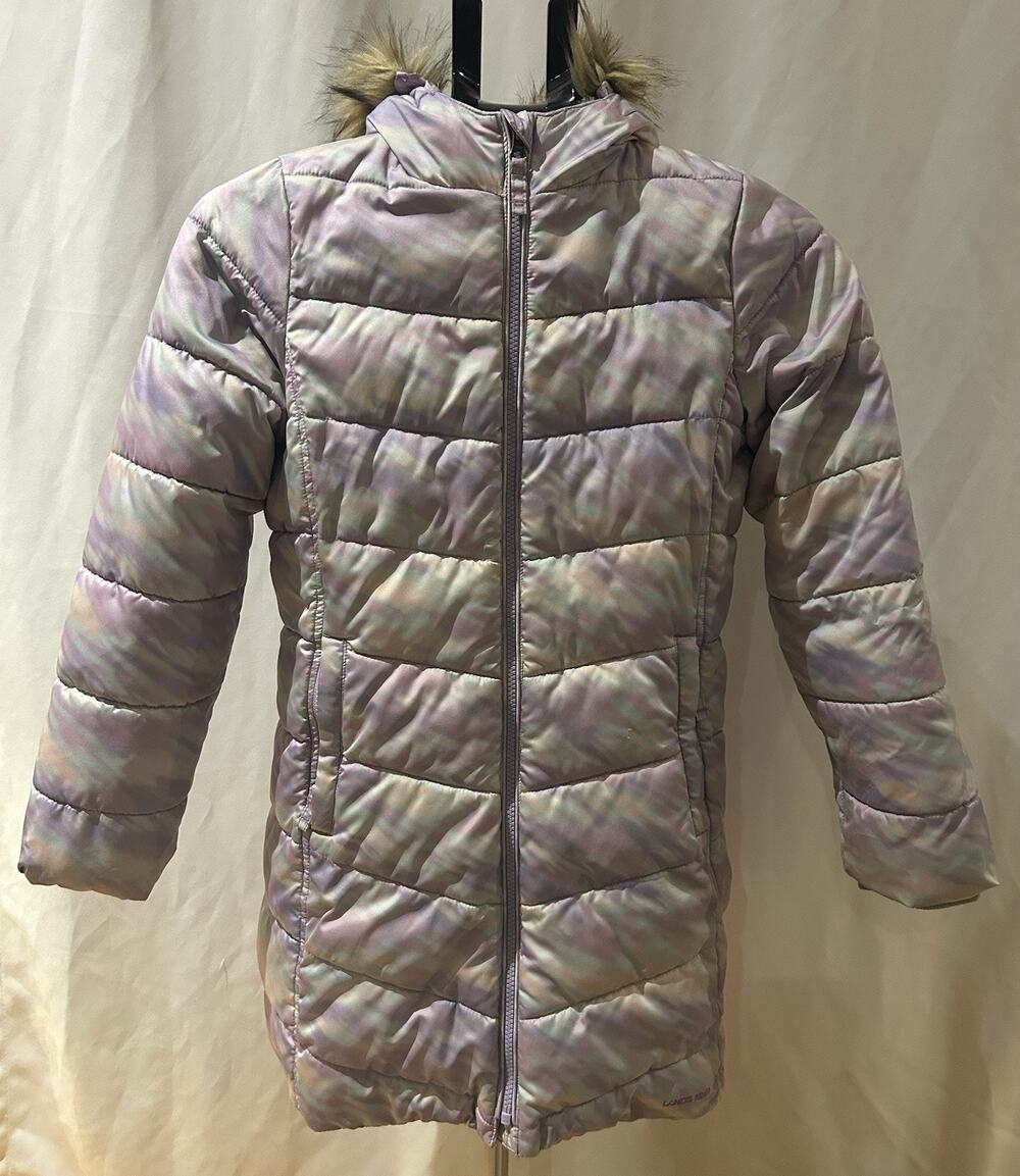 Lands' End Girls Long Puffer Coat size L (10-12) - Picture 1 of 3